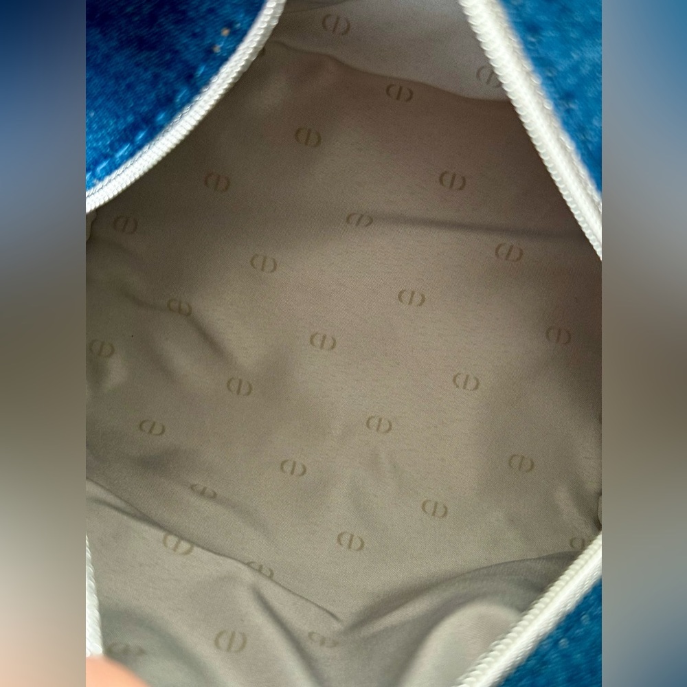 Dior Beauty Denim Travel Cosmetics Pouch - Picture 6 of 9